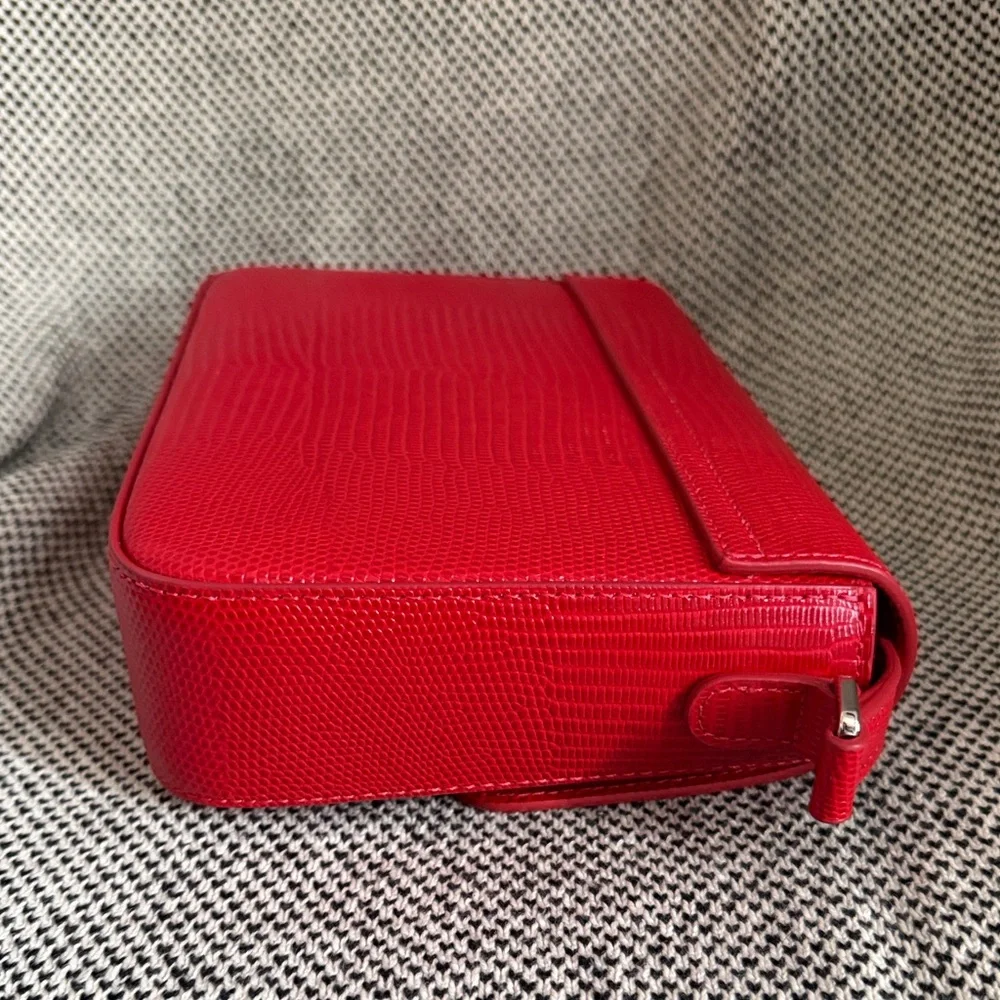 Ateliers Auguste | Mini Monceau Silver Edition Red Lizard Embossed - Picture 7 of 14